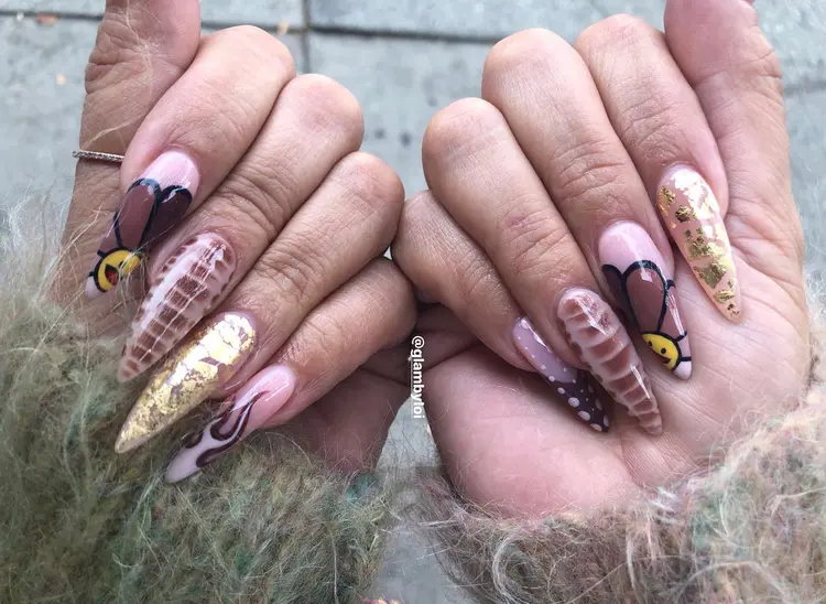 Winter sparkle nail set