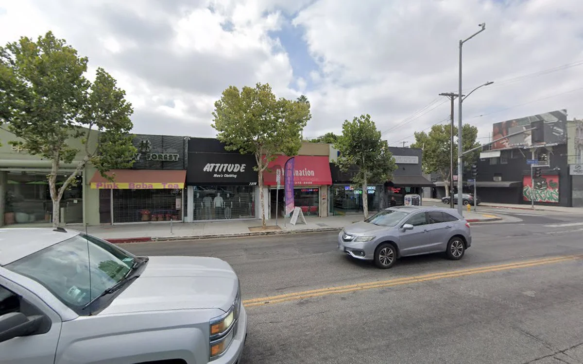 Nail Nation Spa LA storefront on Melrose Ave, Los Angeles